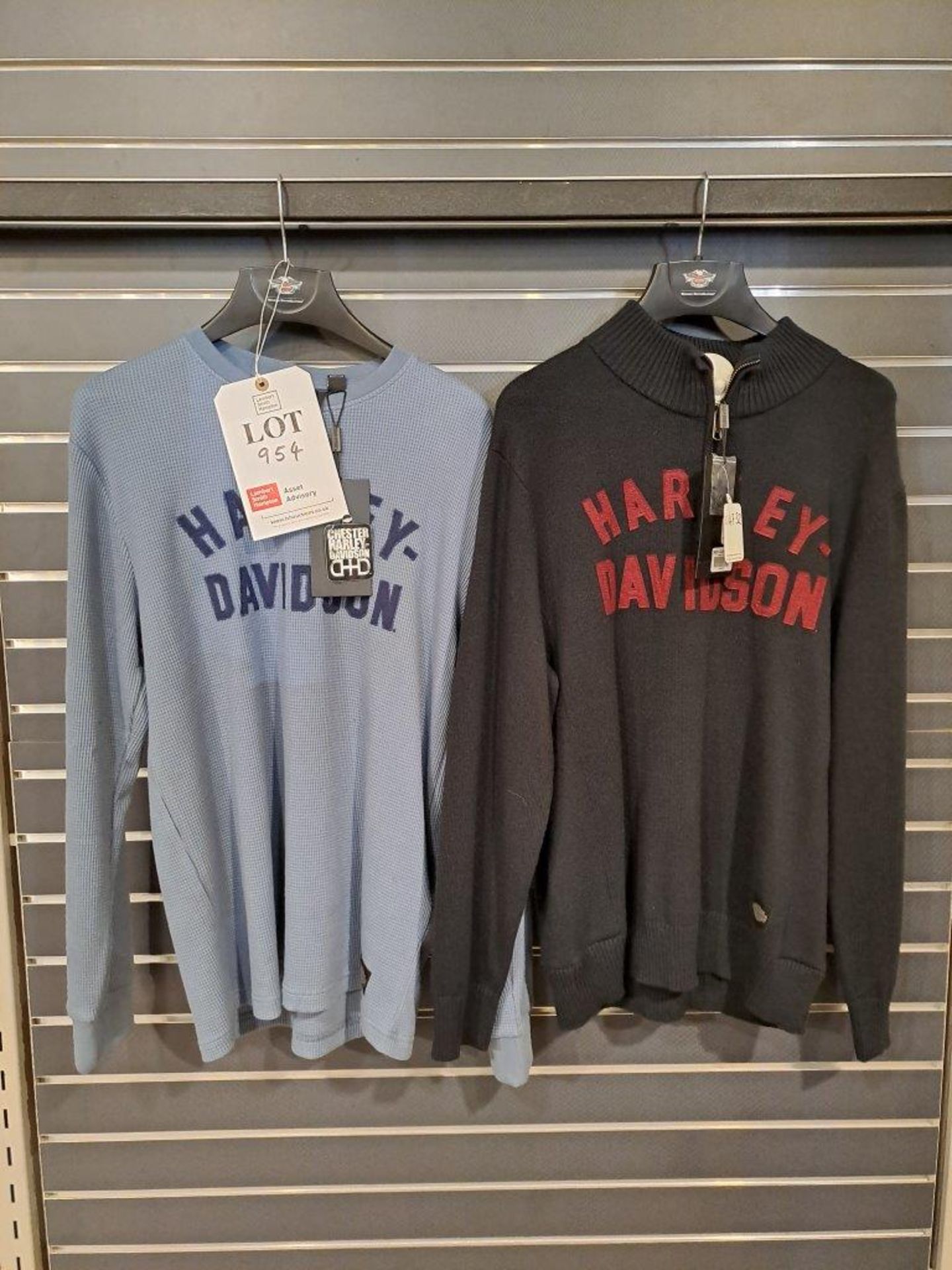 2 x Harley Davidson Medium Mens Jumpers