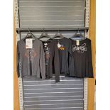 4 x Harley Davidson Small Womens Long Sleeve T-Shirts