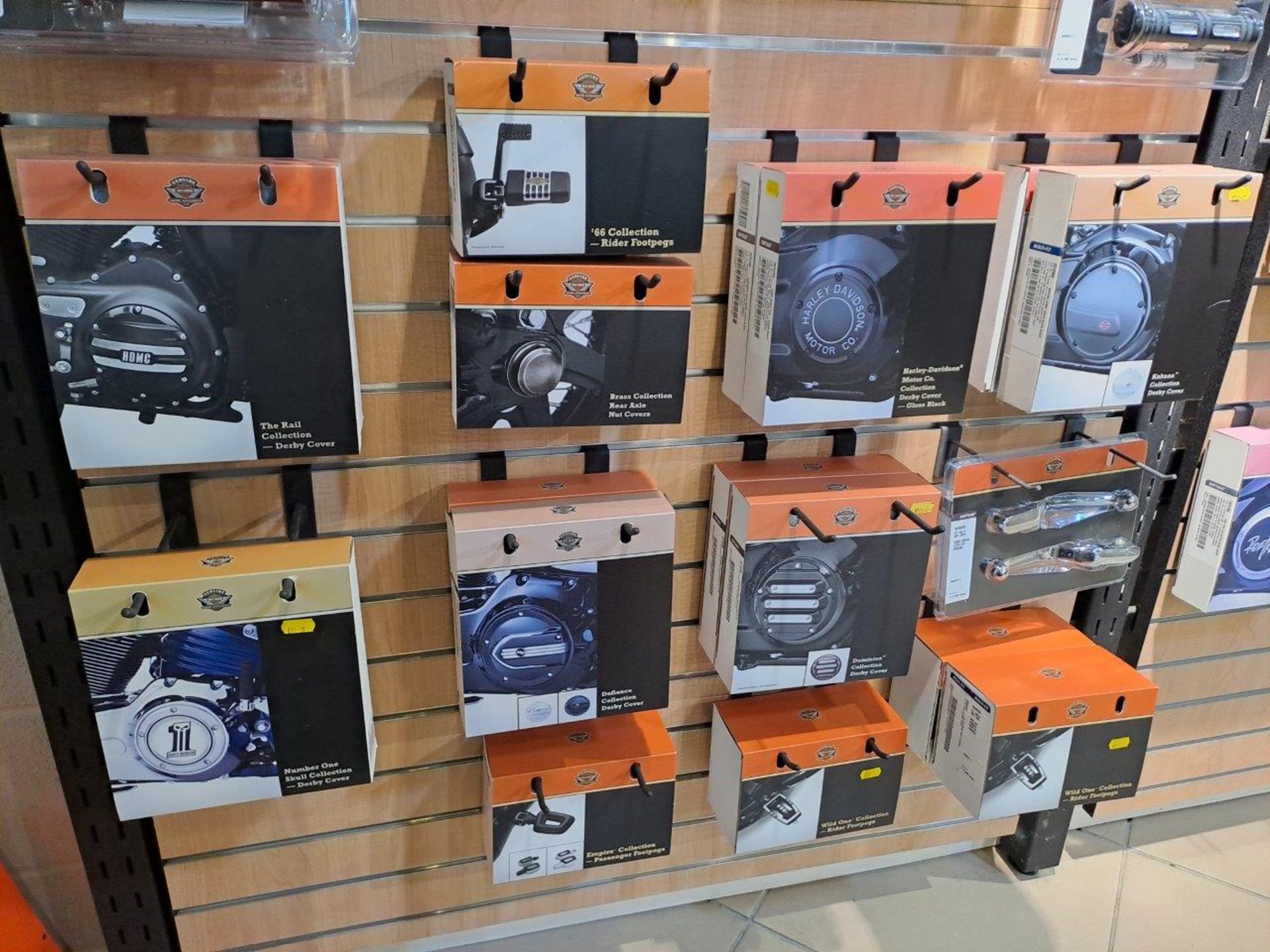 Quantity of Harley Davidson Parts & Accessories, to Retail Display board as Pictured - Image 4 of 6