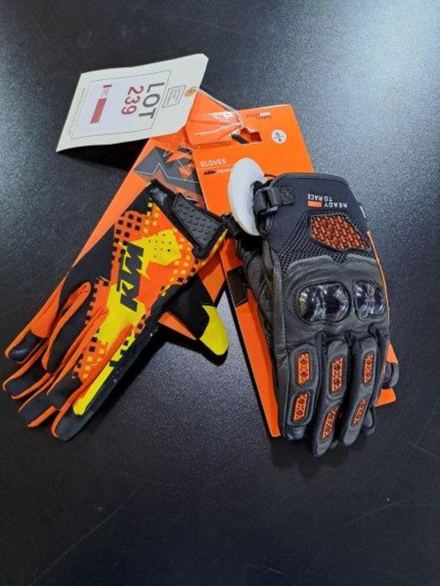 KTM Radical X v2 Gloves and Gravity FX Gloves Small Motorbike Gloves