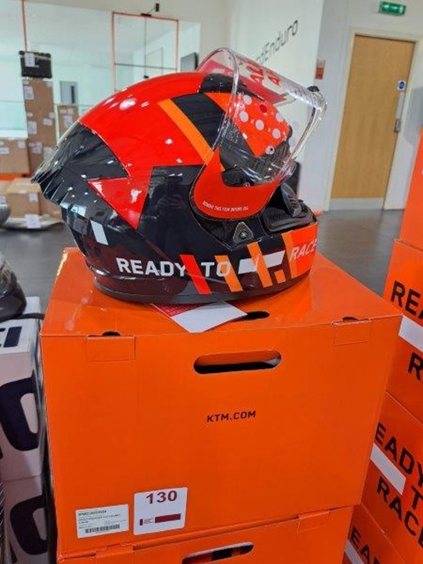 KTM Speed Breaker Evo L-59-60 Motorbike Helmet - Image 4 of 6