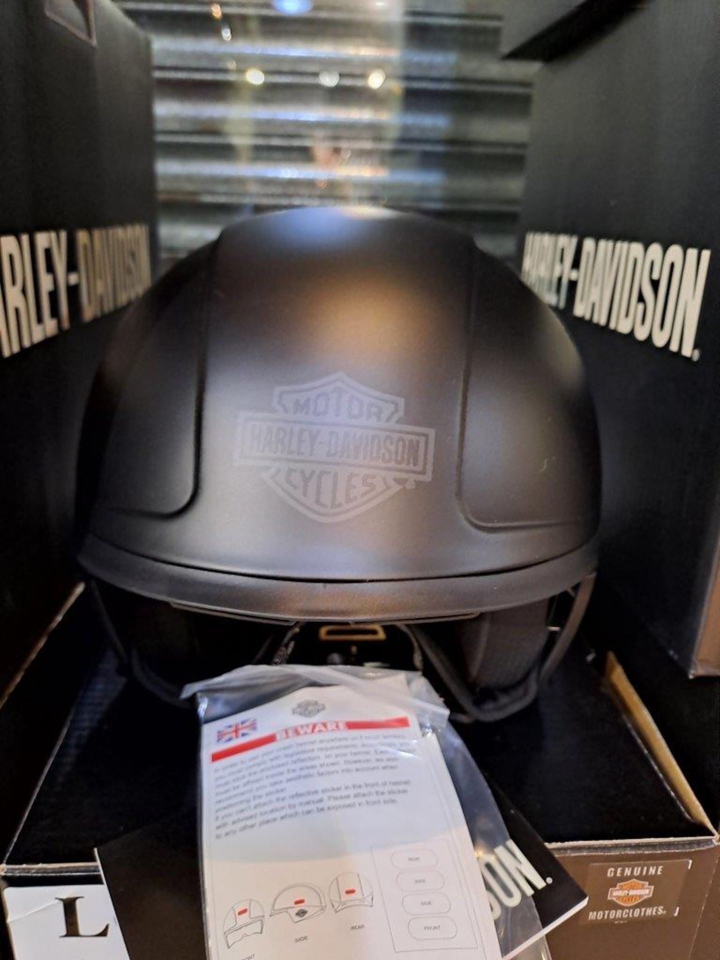 Harley Davidson 5/8 Delton Large Helmet - Image 3 of 7