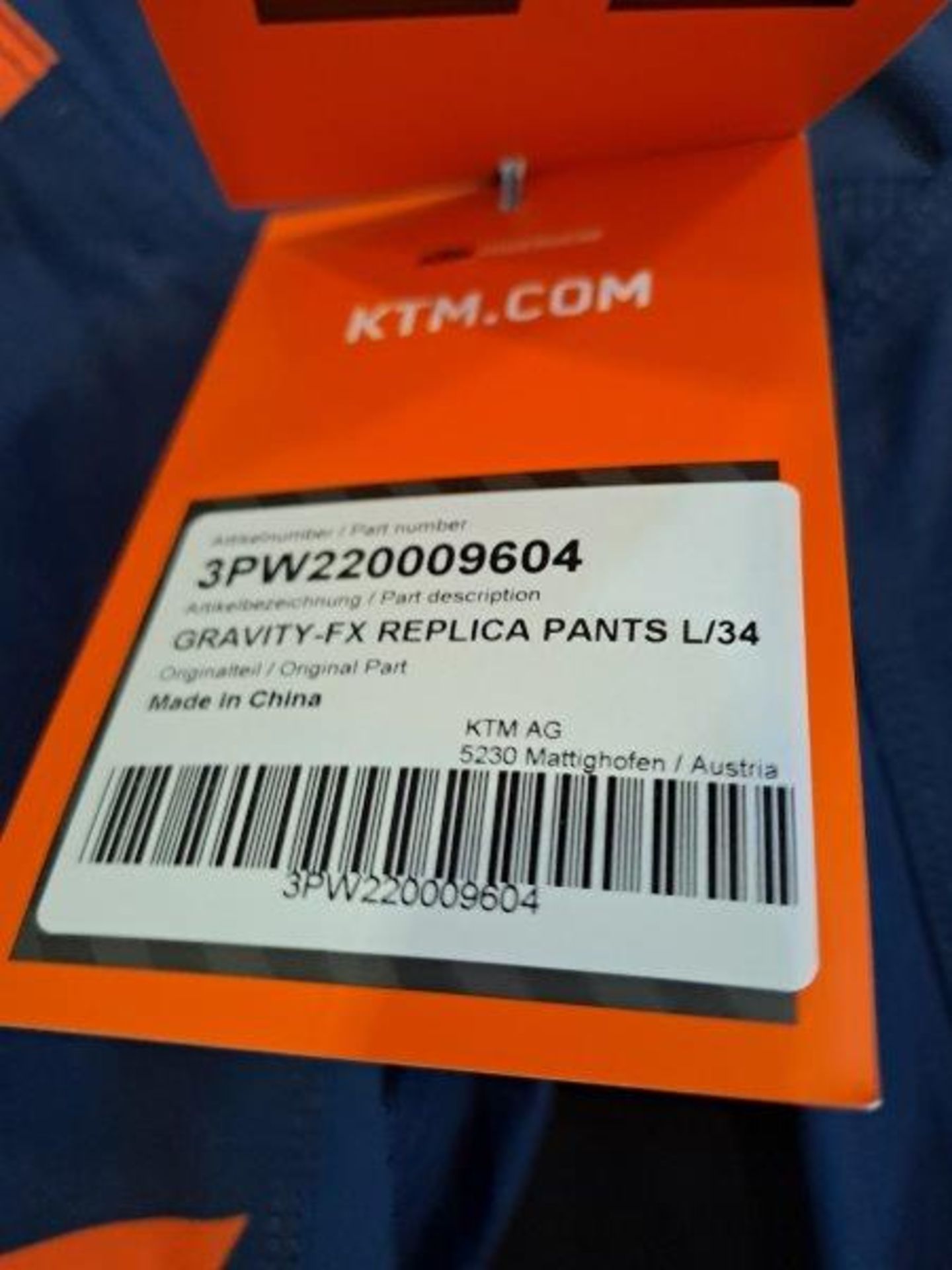 KTM Gravity FX Replica L 34 Motorbike Trousers - Image 3 of 6