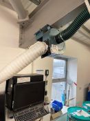 Probike CDE35B fume extractor and ducting