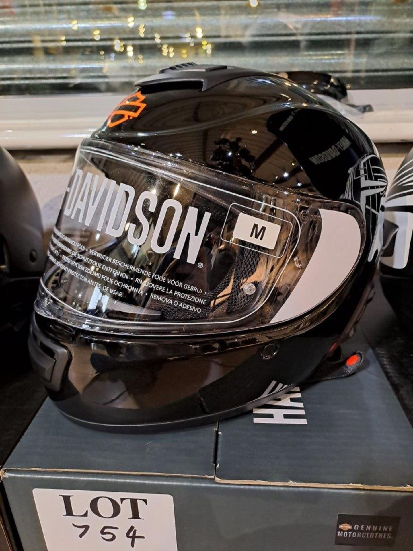 Harley Davidson Boom (Built in Audio) Medium Helmet - Image 3 of 8