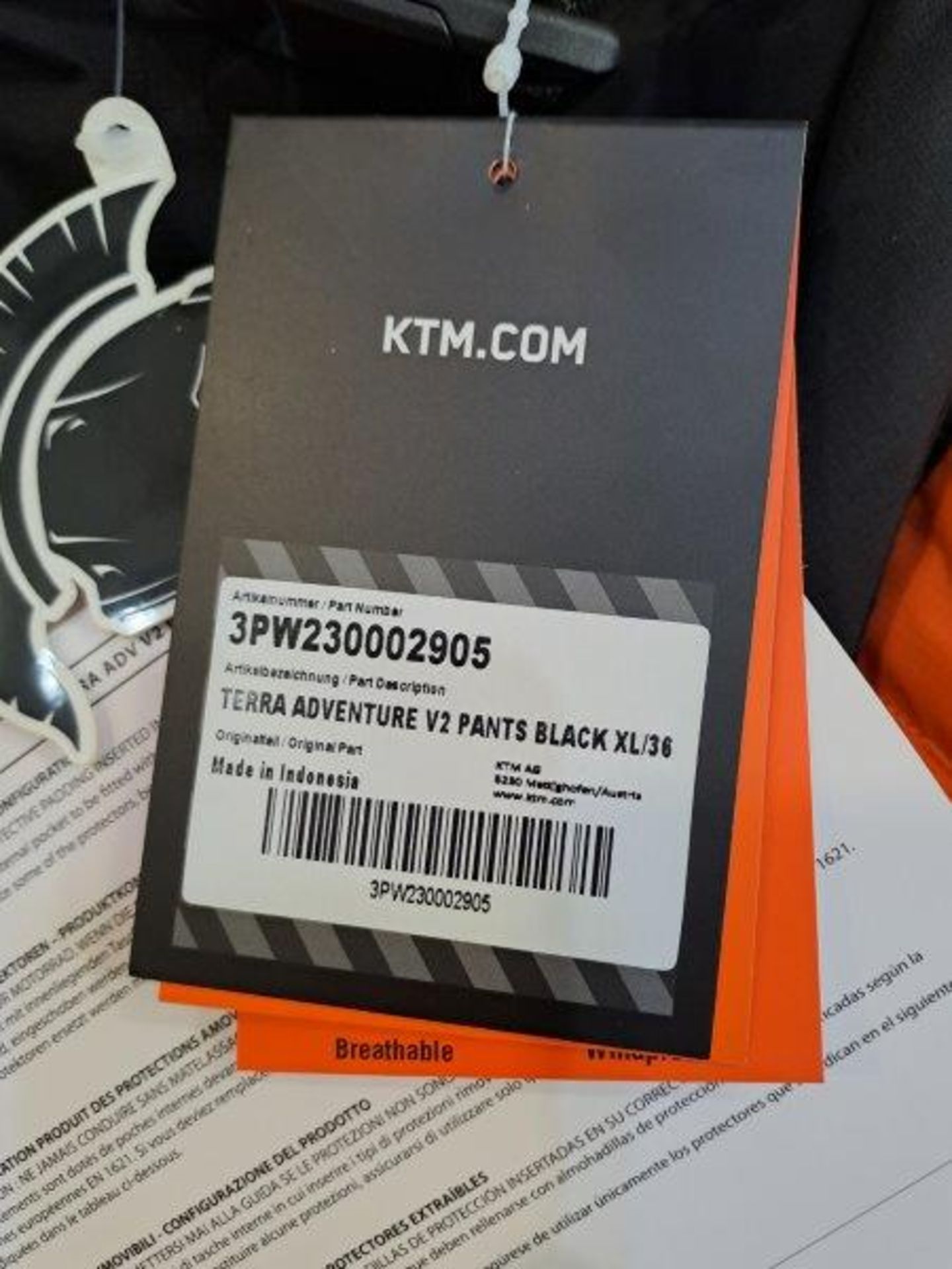 KTM Terror ADVENTURE V2 XL36 Motorbike Trousers - Image 3 of 7