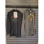 2 x Harley Davidson 2XL Womens Hoodies