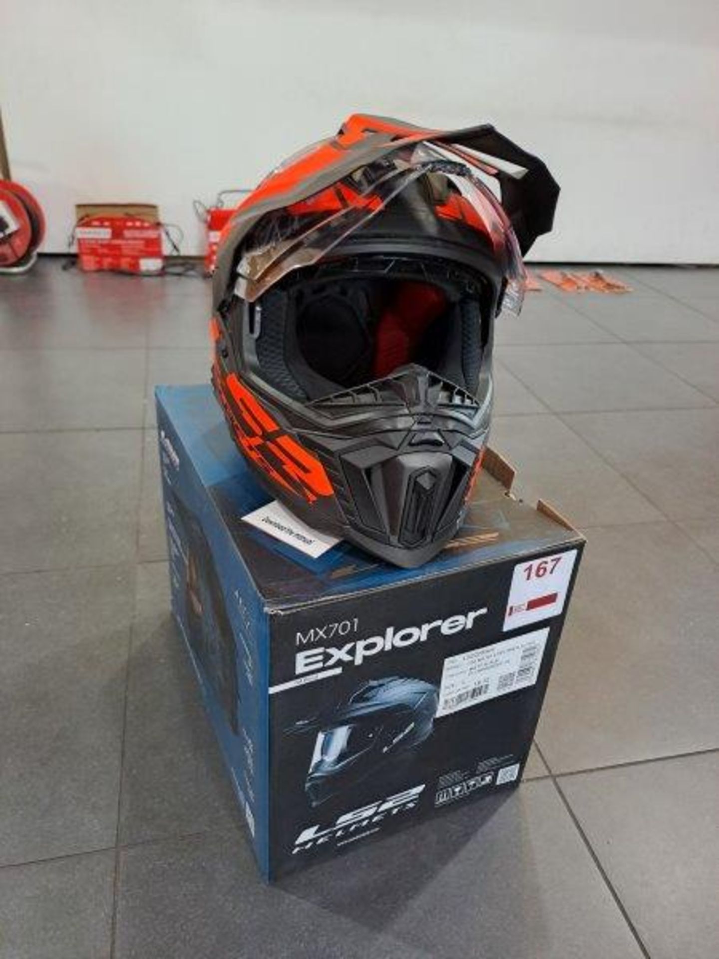 LS2 MX701 Explorer Large Motorbike Helmet