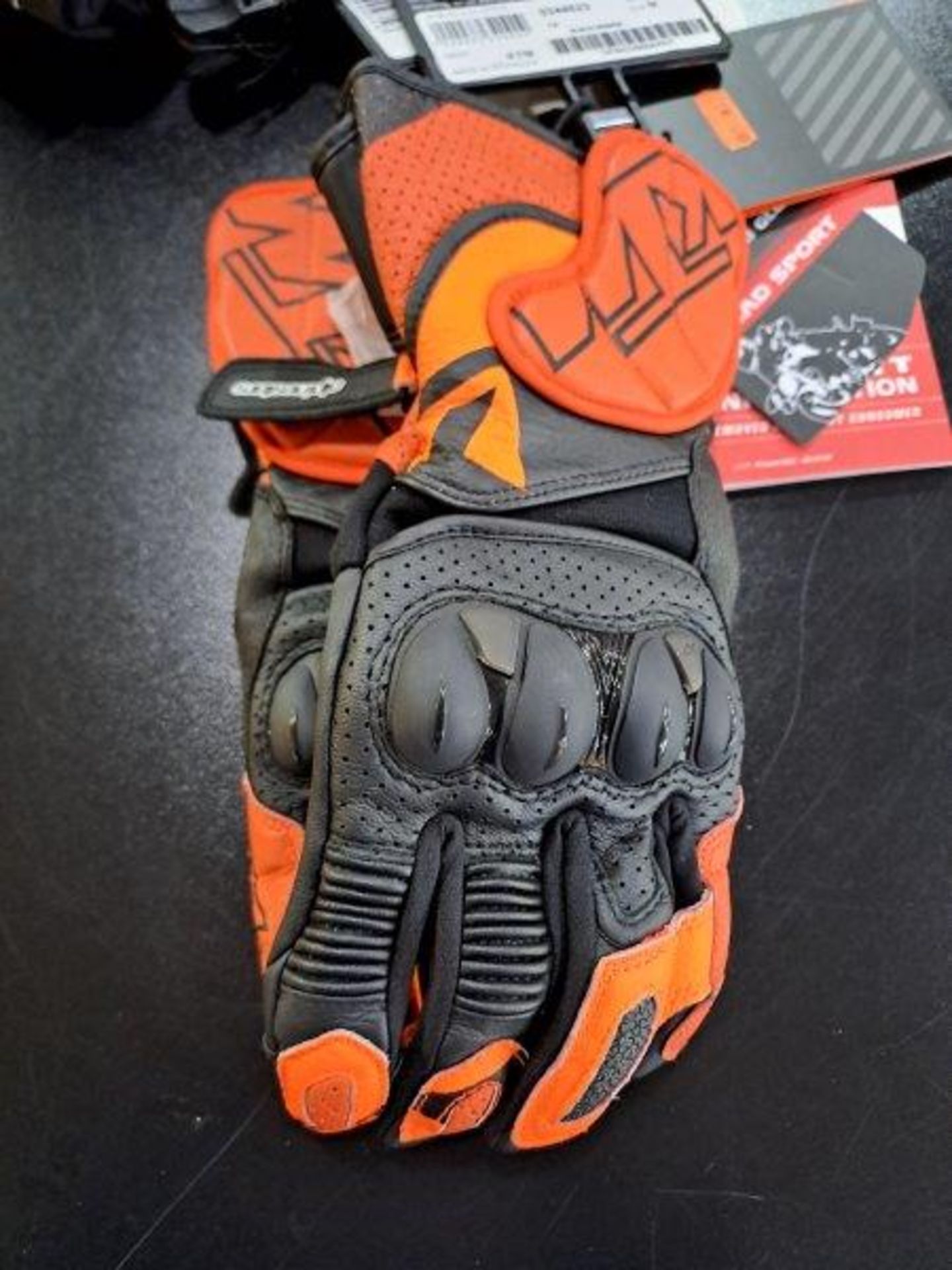 KTM Elemental V2 Goretex Glove and SP-2 v3 Glove Medium Motorbike Gloves - Image 2 of 8