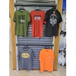 5 x Harley Davidson Large Mens T-Shirts