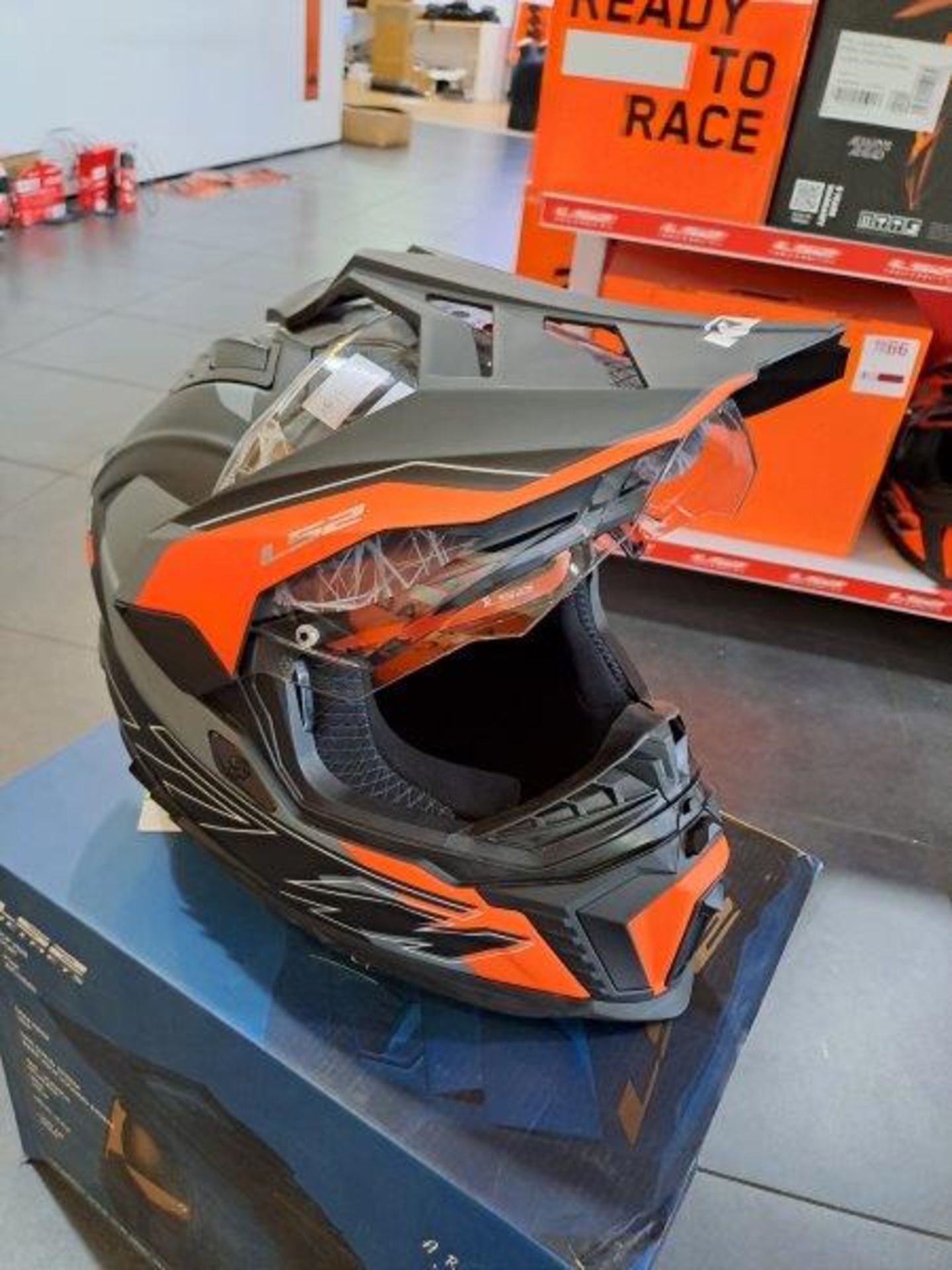 KTM-LS2 MX701 Explorer Alter XXL Motorbike Helmet - Image 3 of 7