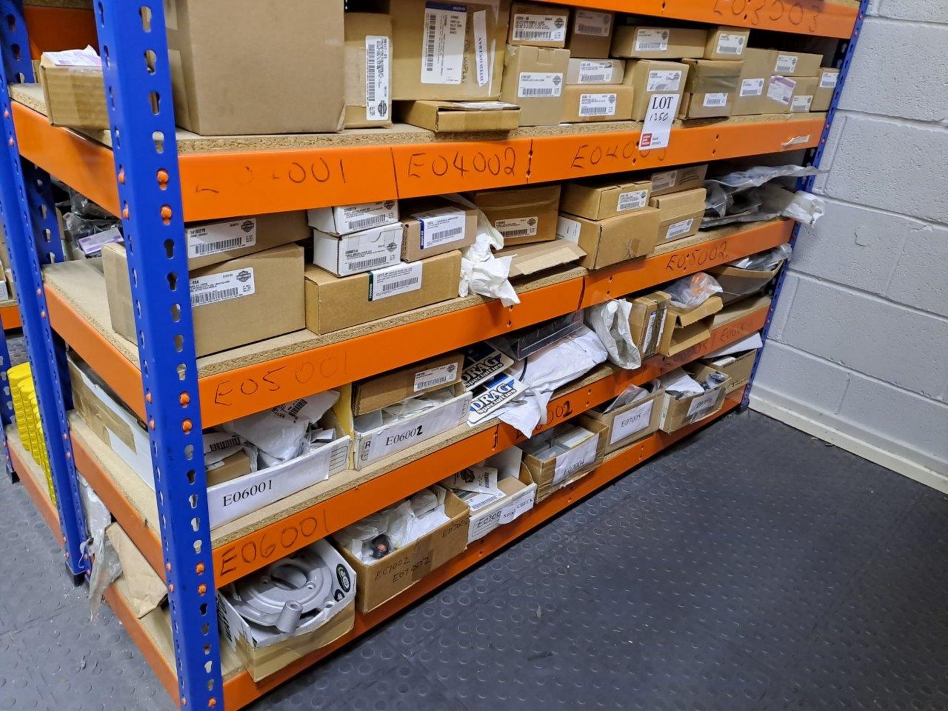 Quantity of Harley Davidson parts, to 4 shelves as pictured - Image 2 of 10