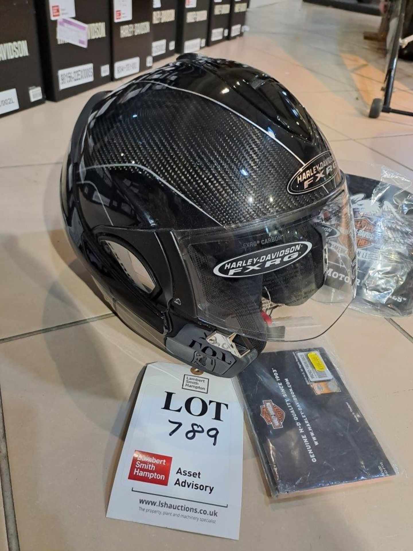 Harley Davidson Mod Dual XSmall Helmet - Image 3 of 7