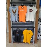 5 x Harley Davidson XL Womens T-Shirts