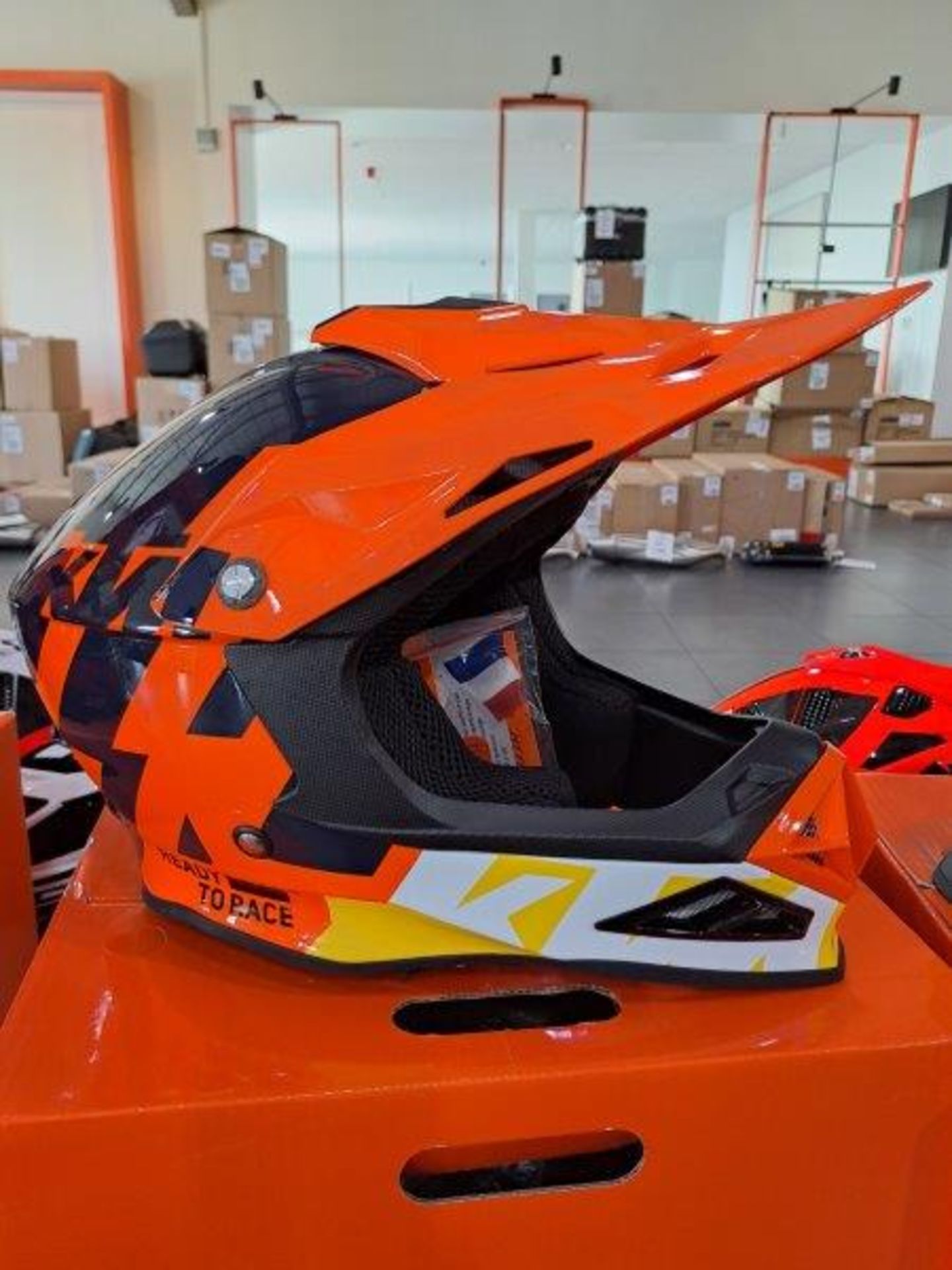 KTM Kids Dynamic -FX S-48 Motorbike Helmet - Image 2 of 7