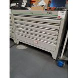 6 drawer Cantilever Toolbox and contents - Mainly Harley Davidson Parts