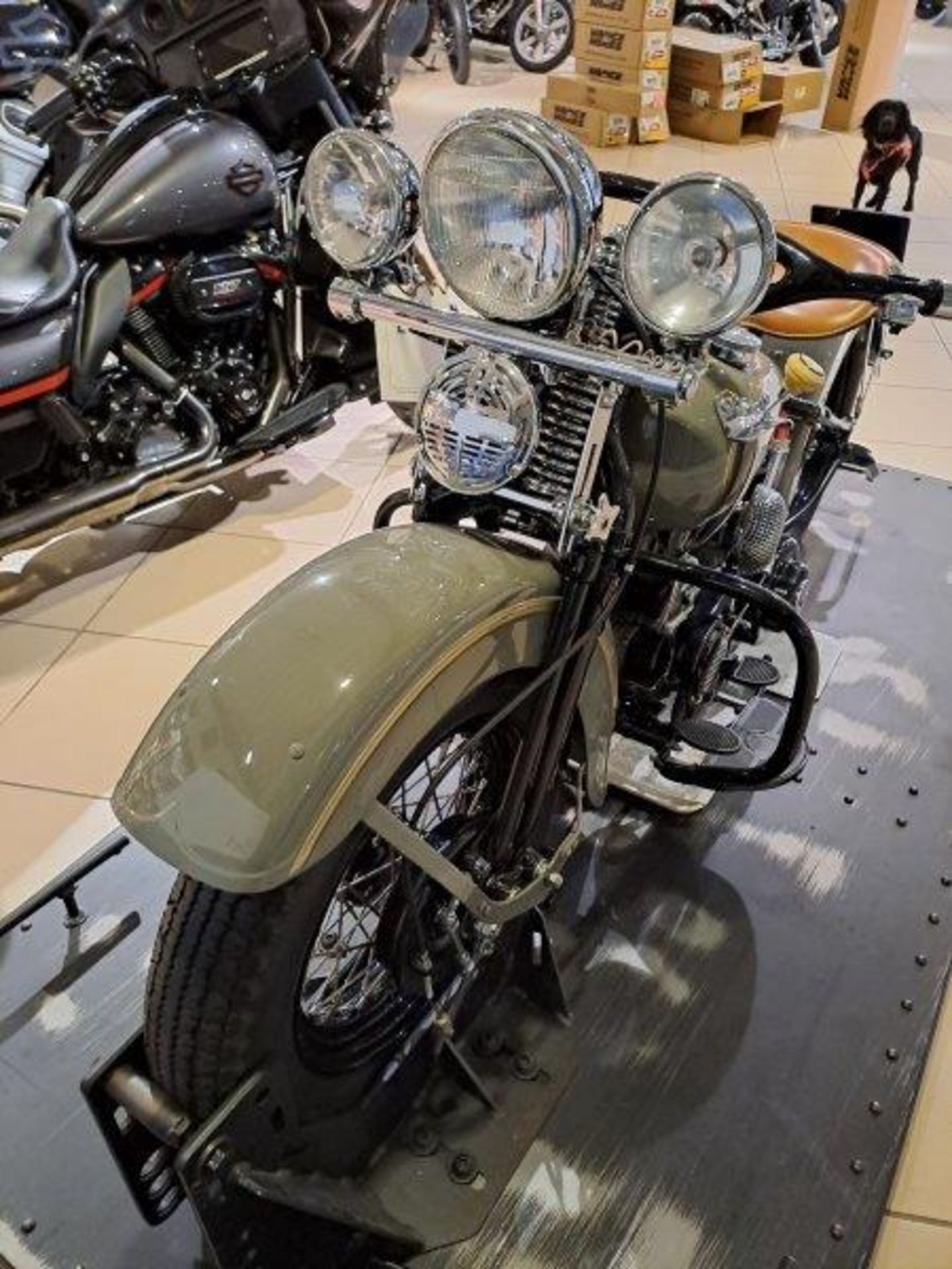 Harley Davidson WLA 750 Restored Vintage Motorbike (1942) - Image 19 of 23