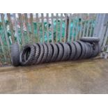 Various Used Tyres, as Photographed (Condition Unknown)