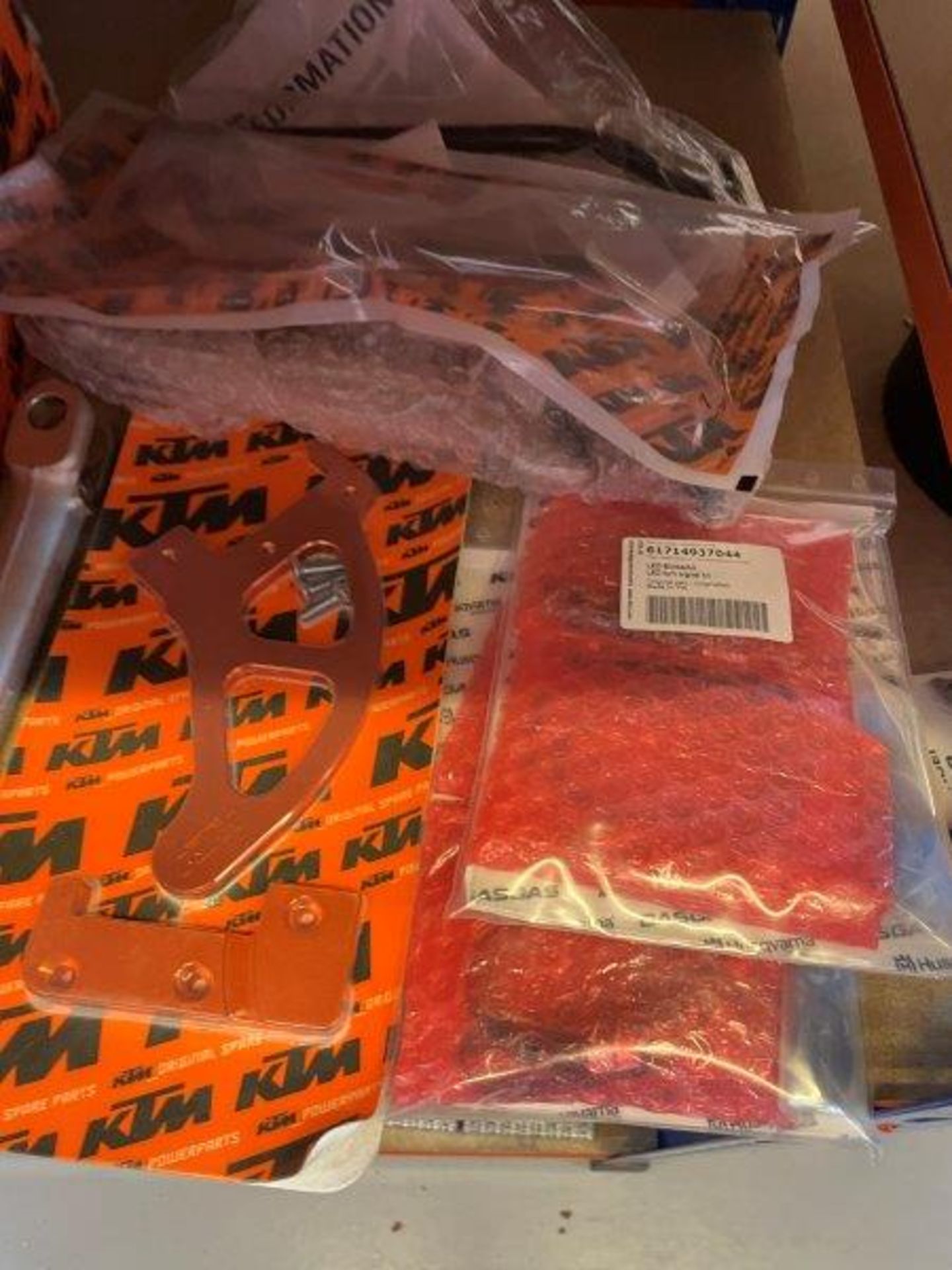 Contents of shelf of KTM and other Parts - Image 2 of 9
