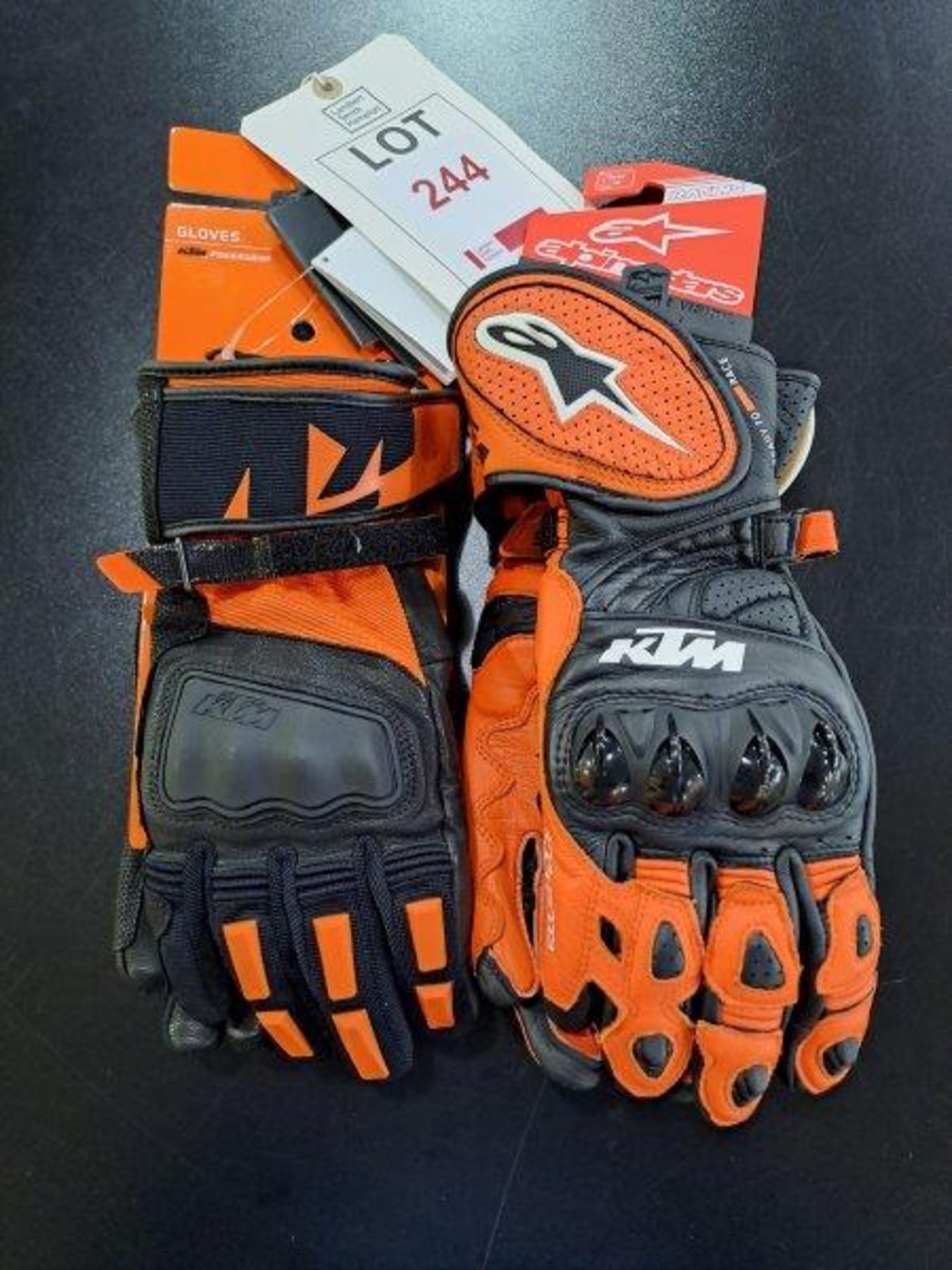 KTM GP Plus R2 Glove and Ultra V2 WP Glove Medium Motorbike Gloves