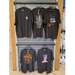 5 x Harley Davidson 2XL Mens T-Shirts