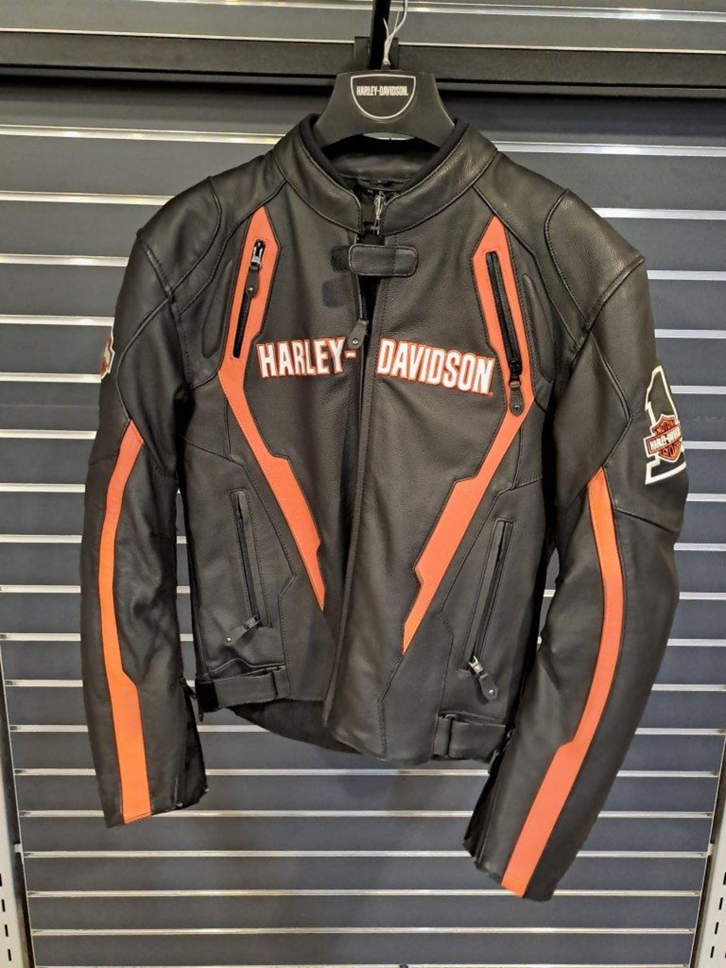 Harley Davidson Leather Medium Mens Jacket - Image 7 of 9