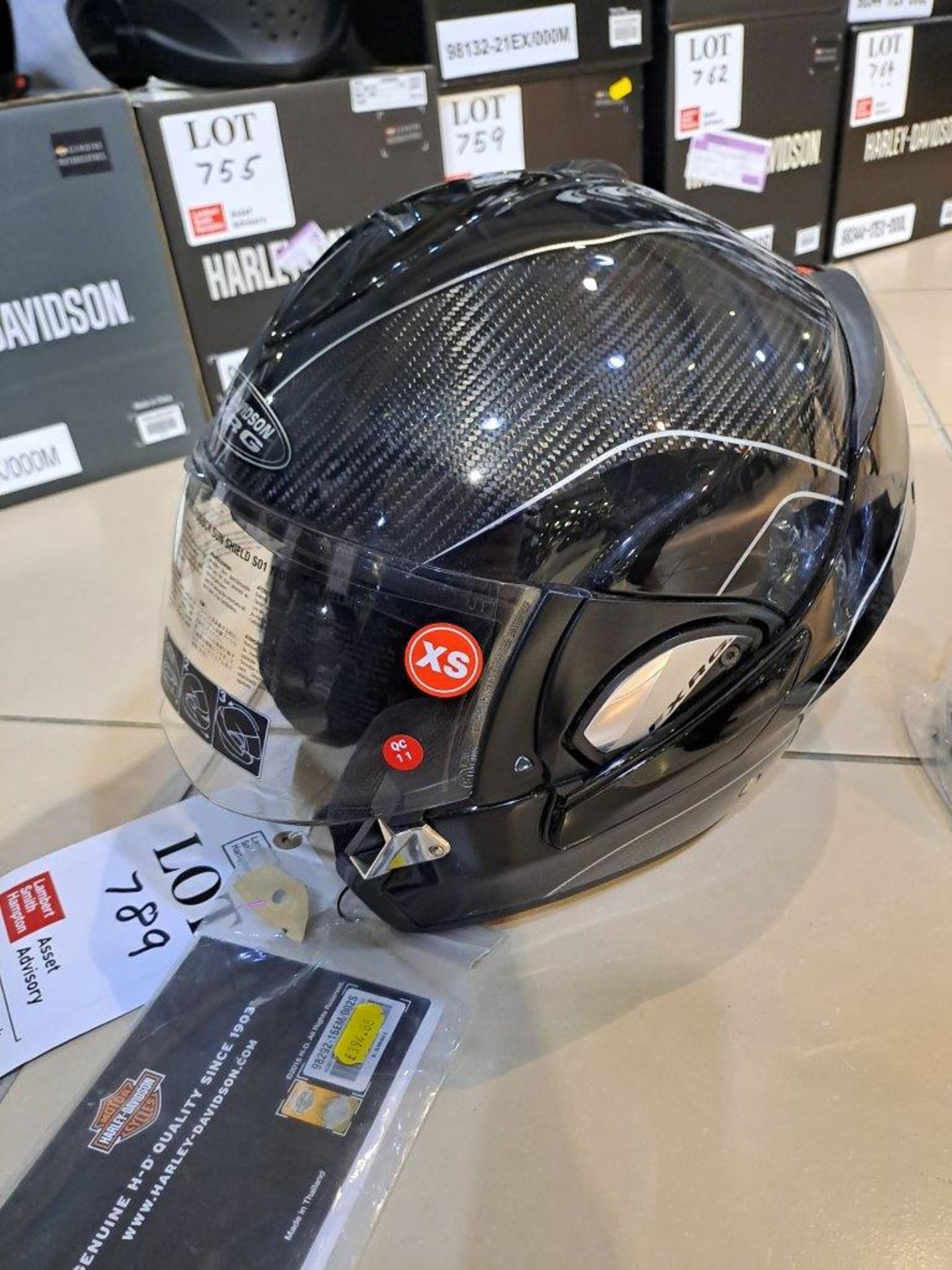 Harley Davidson Mod Dual XSmall Helmet - Image 4 of 7