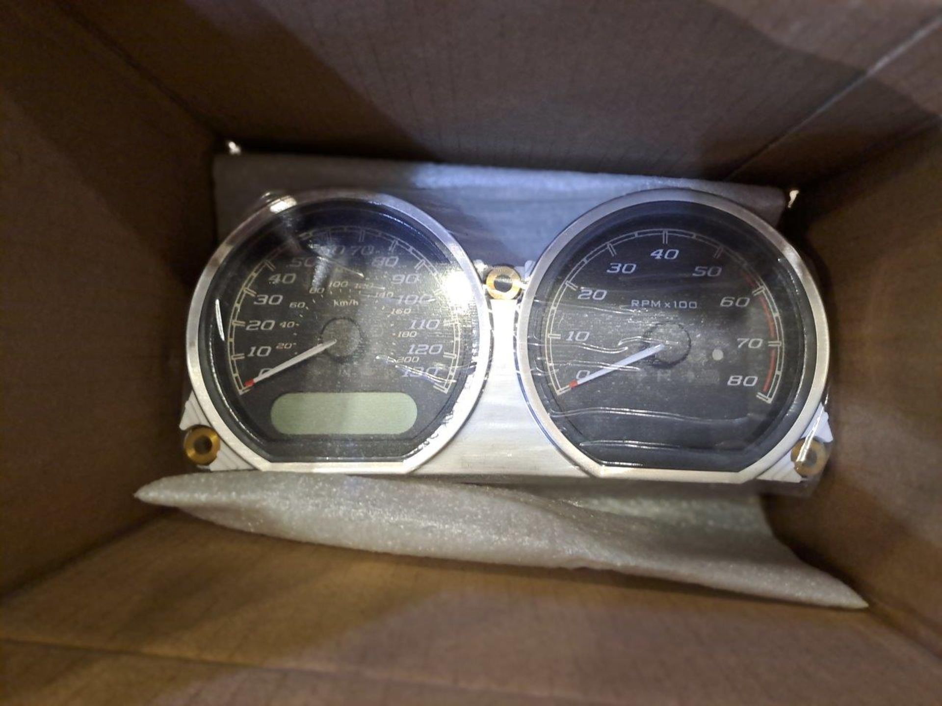 Harley Davidson Intrument cluster Speedometer Dual - Image 3 of 5