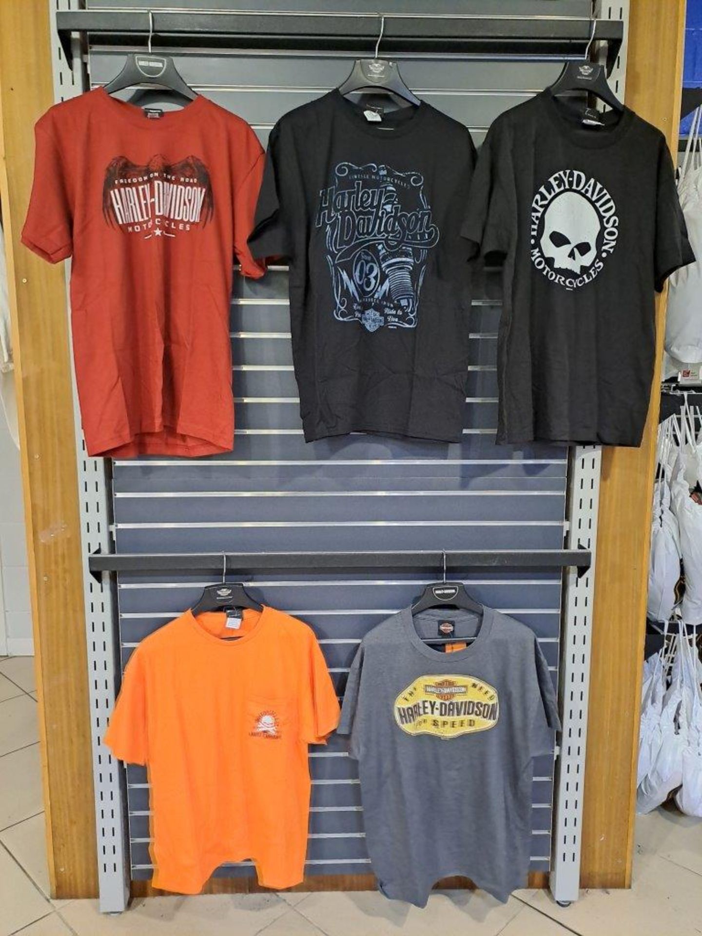 5 x Harley Davidson Large Mens T-Shirts