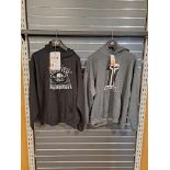 2 x Harley Davidson XL Mens Hoodies