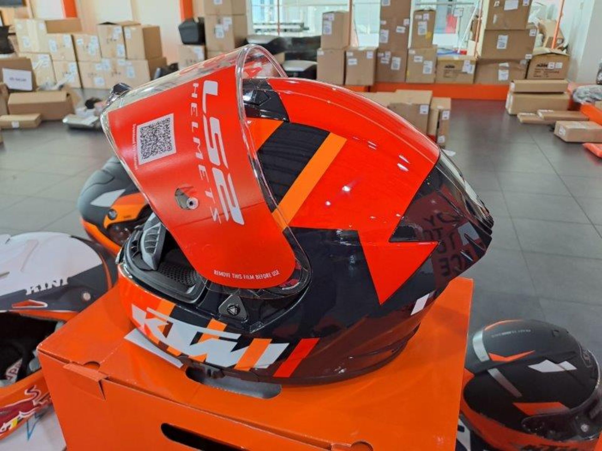 KTM Speed Breaker Evo S-55-56 Motorbike Helmet - Image 2 of 7
