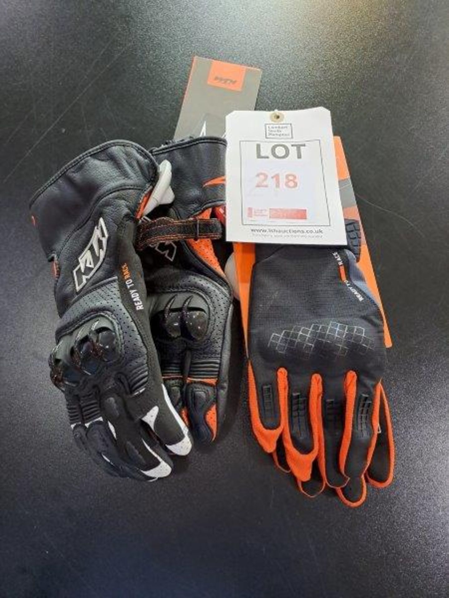 KTM SP-2 Glove and Racetech Glove Large Motorbike Gloves