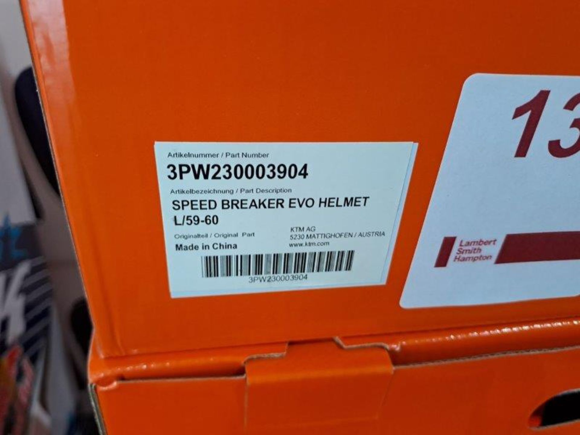 KTM Speed Breaker Evo L-59-60 Motorbike Helmet - Image 3 of 6