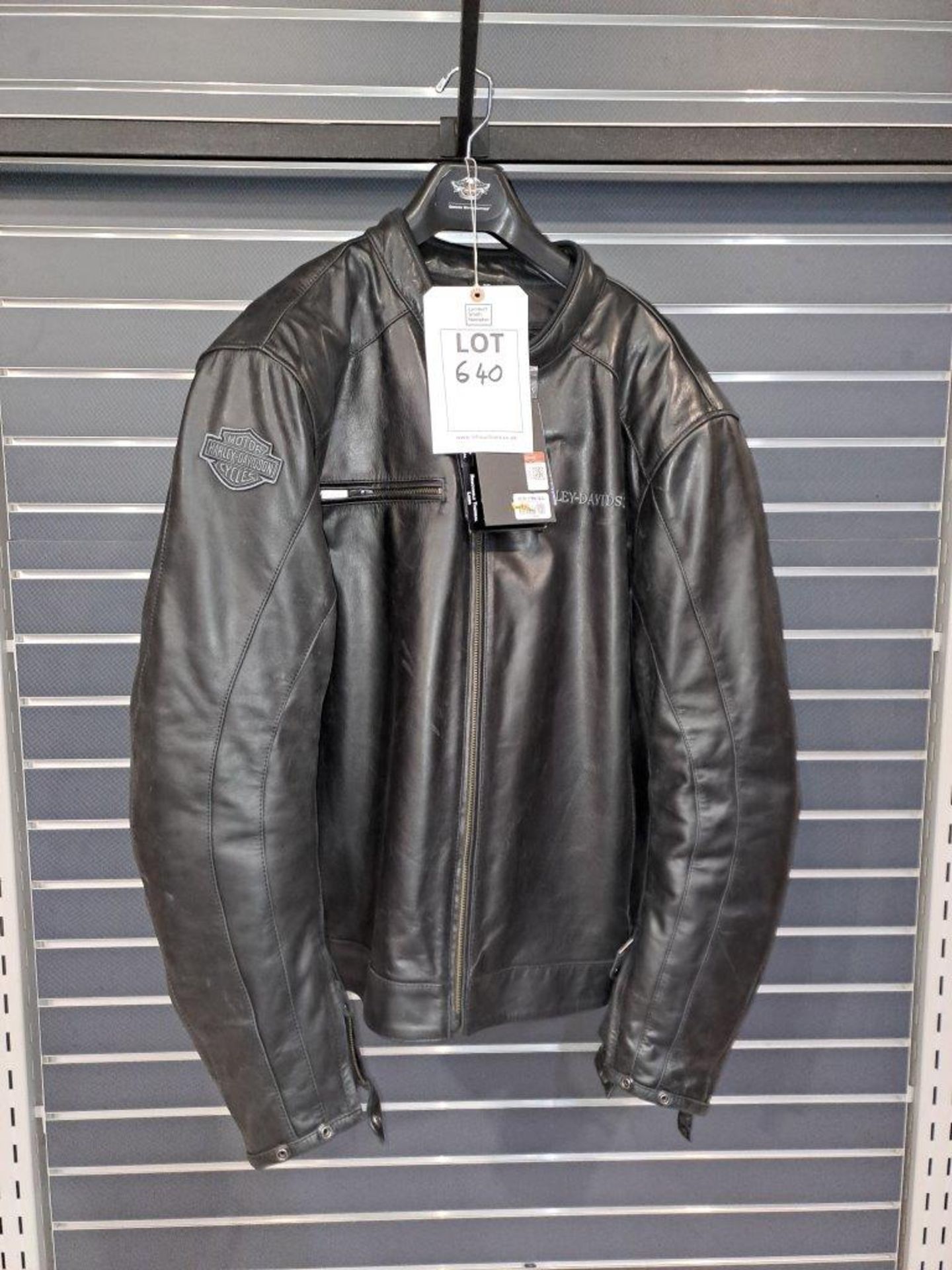 Harley Davidson Leather Reflective Skull 3XL Jacket