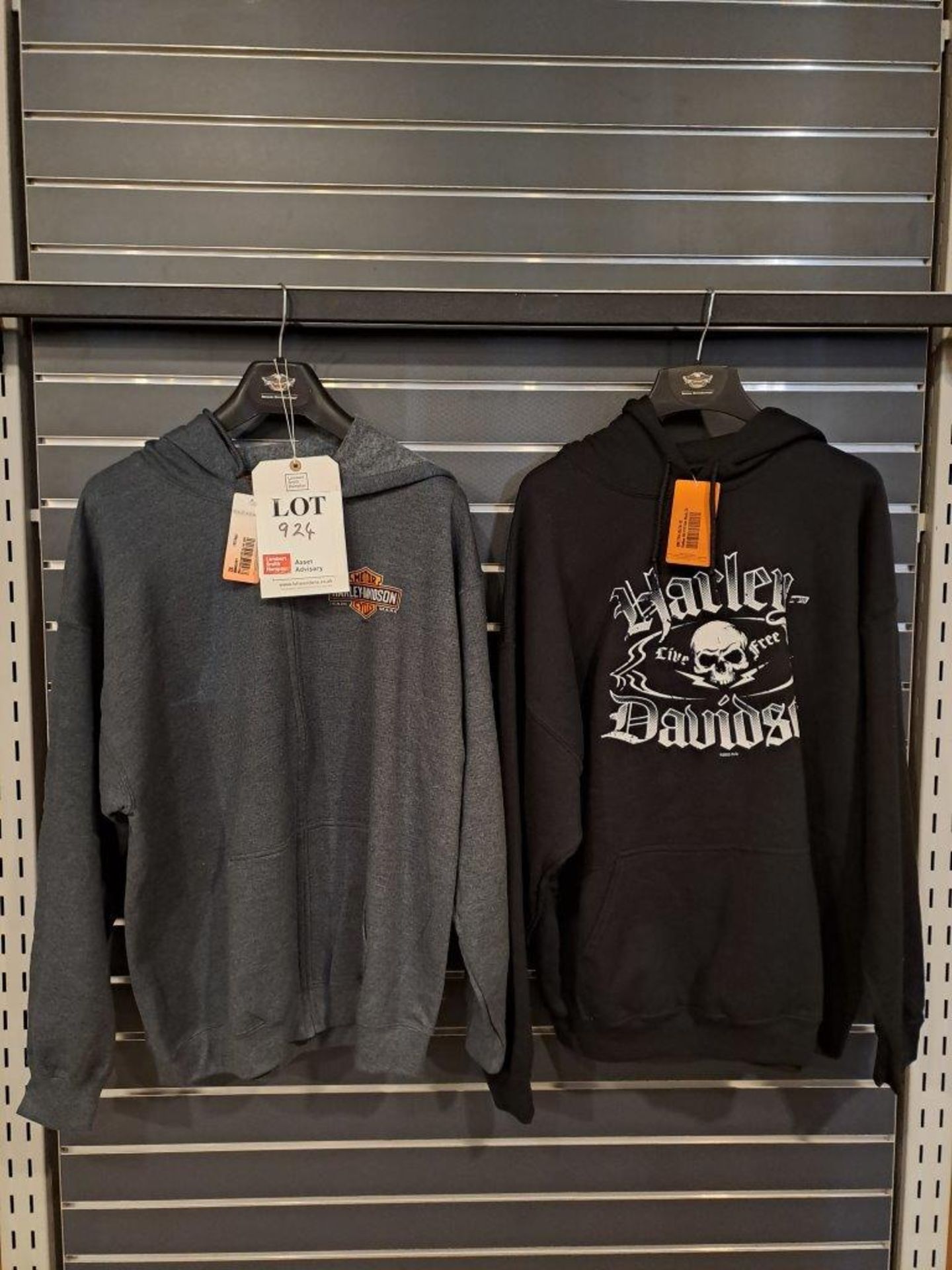 2 x Harley Davidson 2XL Mens Hoodies