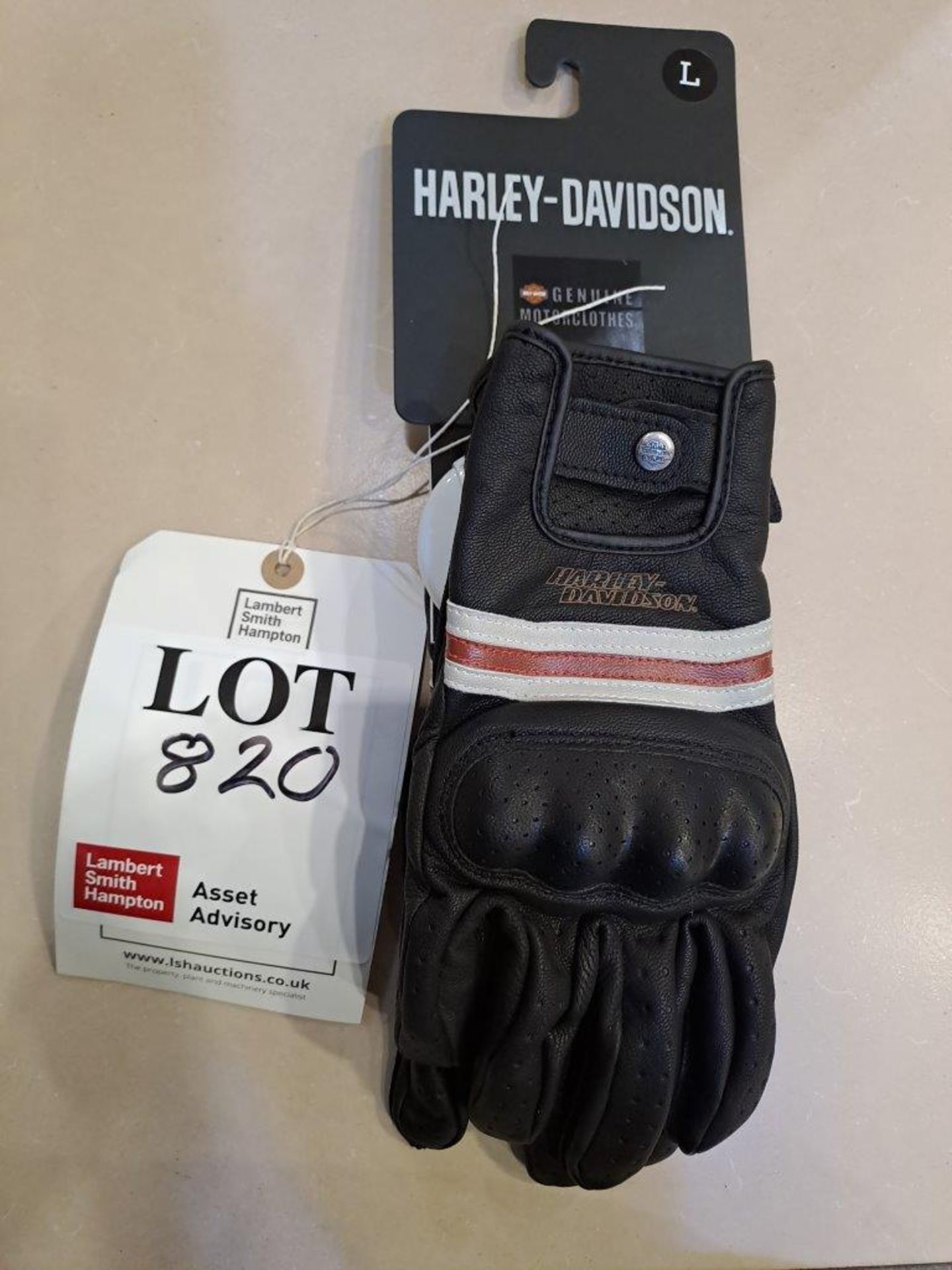 Harley Davidson Reaver Large Motorcycle Gloves