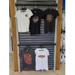 5 x Harley Davidson Medium Womens T-Shirts