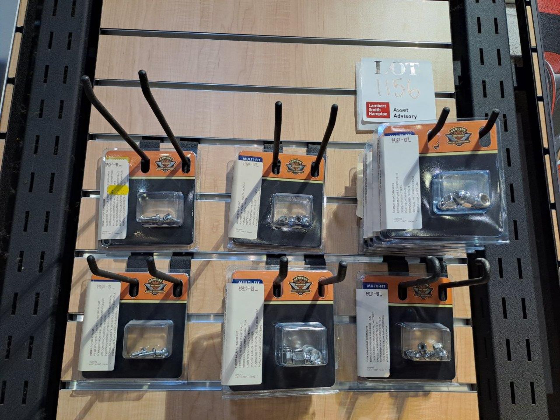 Quantity of Harley Davidson Parts & Accessories, to Retail Display board as Pictured - Image 2 of 6