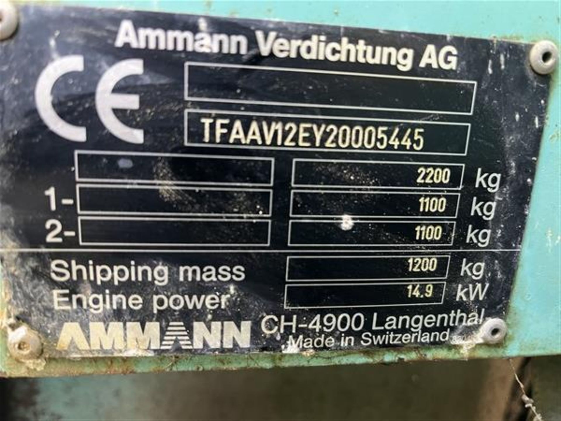 Ammann Verdichtung AG Roller (2000) - Image 4 of 5