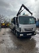 Iveco ML75 D16 with Hiab 045 Crane lorry (2008)