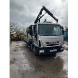 Iveco ML75 D16 with Hiab 045 Crane lorry (2008)