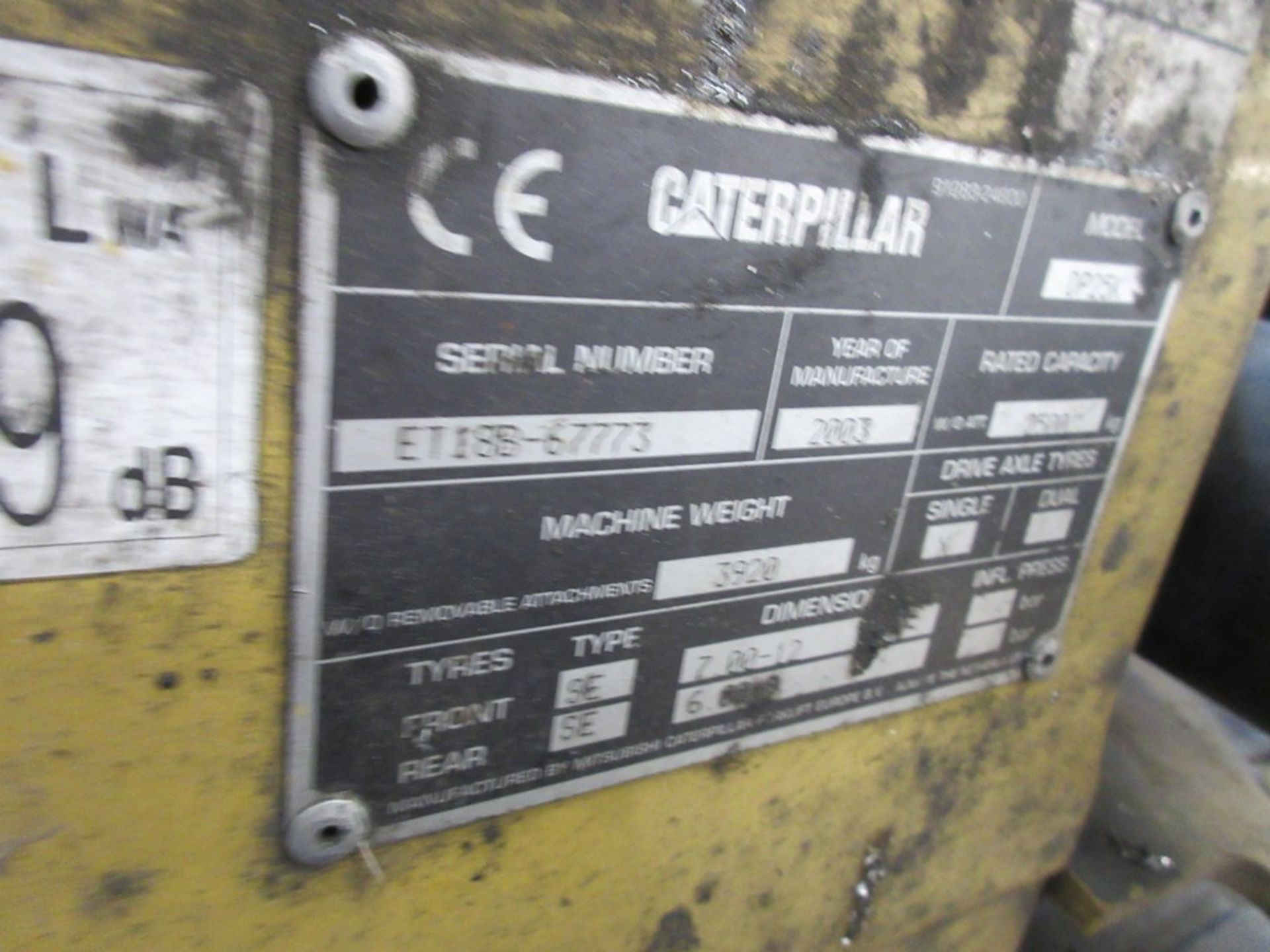 Caterpillar DP25K Forklift truck (2003) - Image 4 of 13