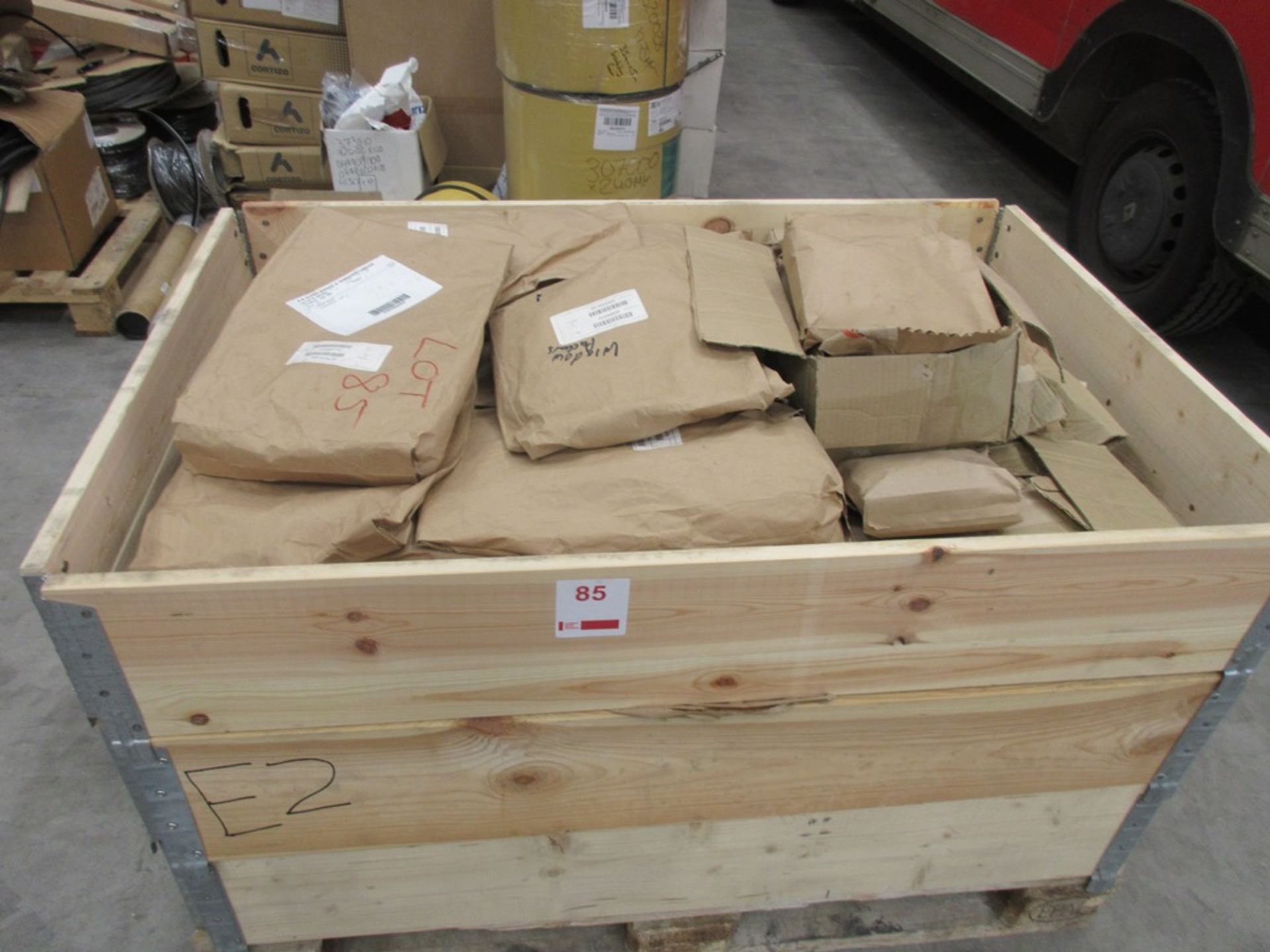 Pallet of assorted door leaf adjustable glazing packs