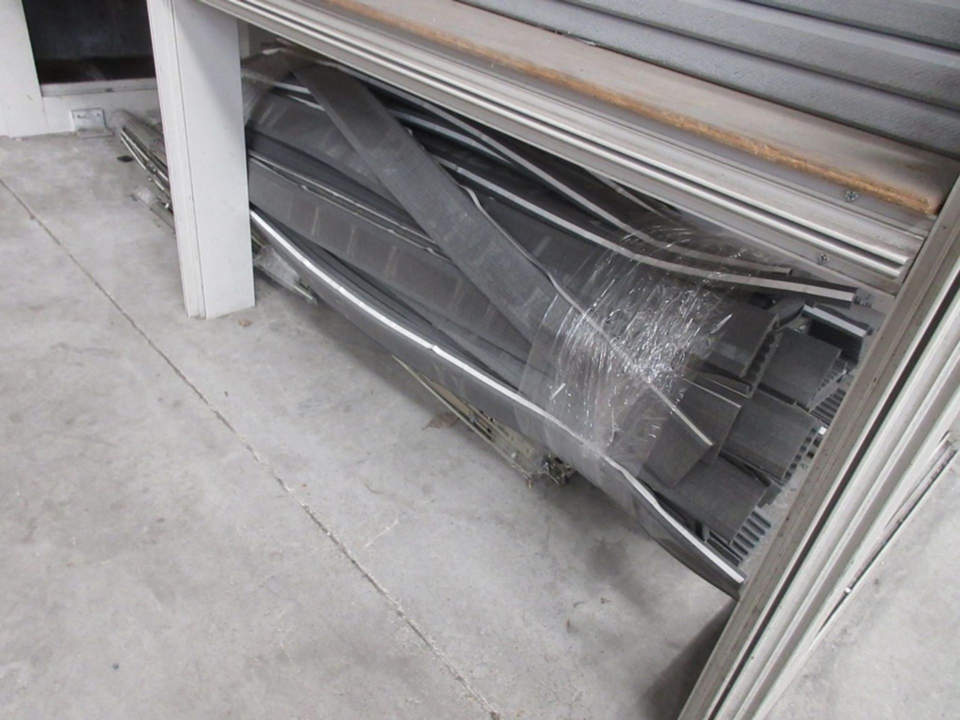 Quantity of assorted steel rods, window fittings, foam strips etc. - Image 5 of 7