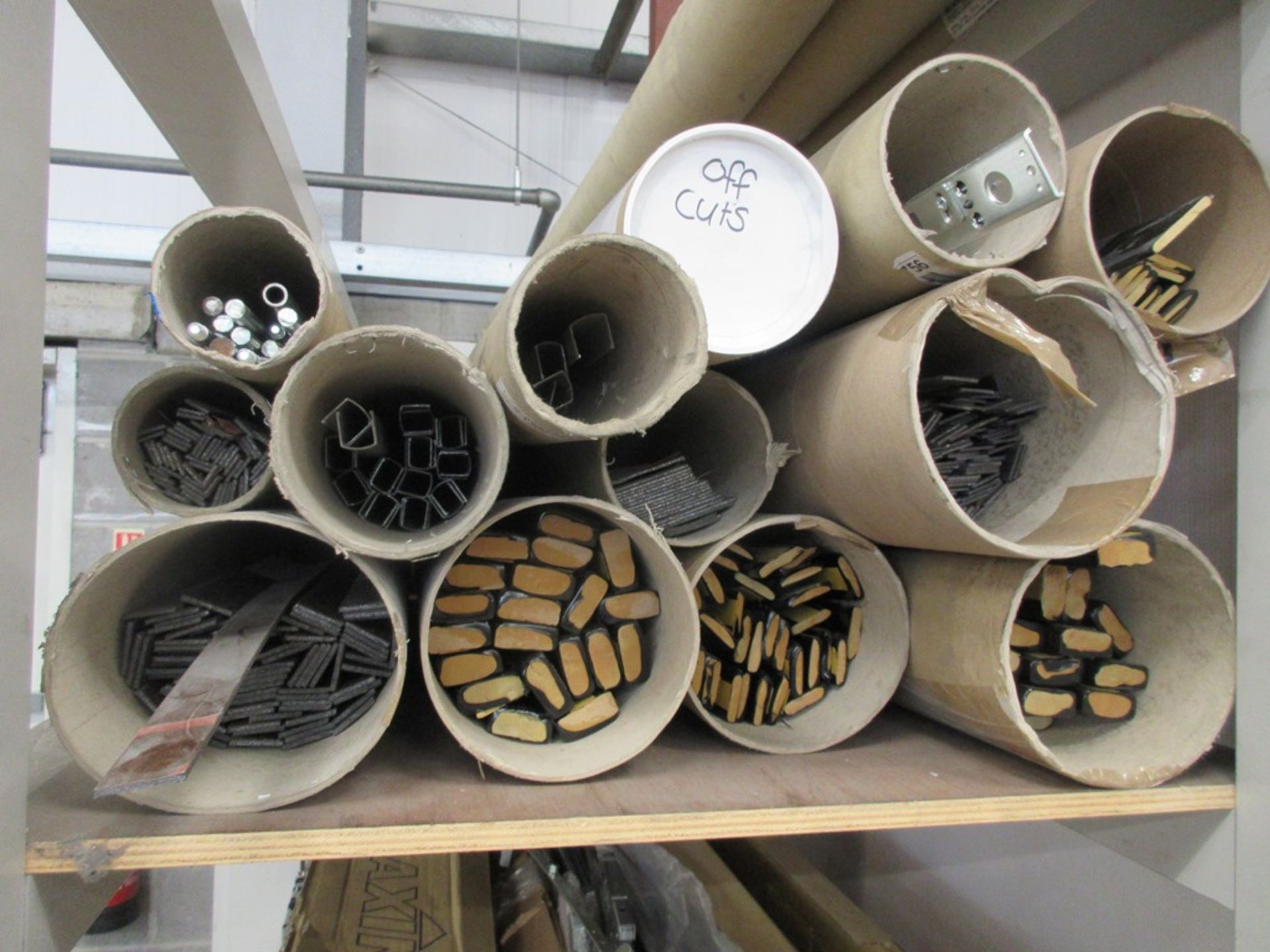 Quantity of assorted steel rods, window fittings, foam strips etc. - Image 3 of 7