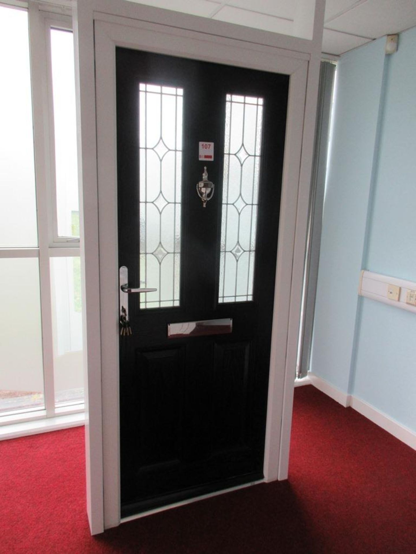 Composite showroom door