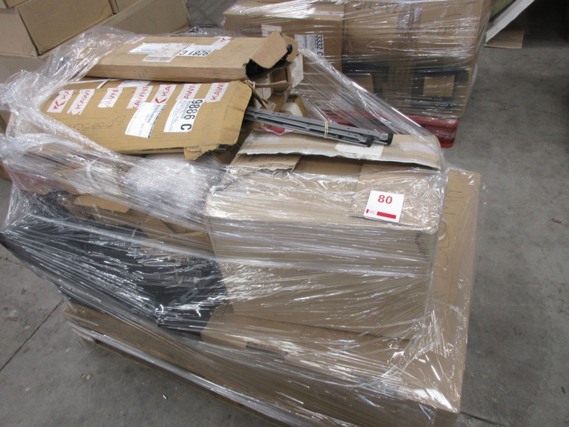 Two pallets of associated window fittings