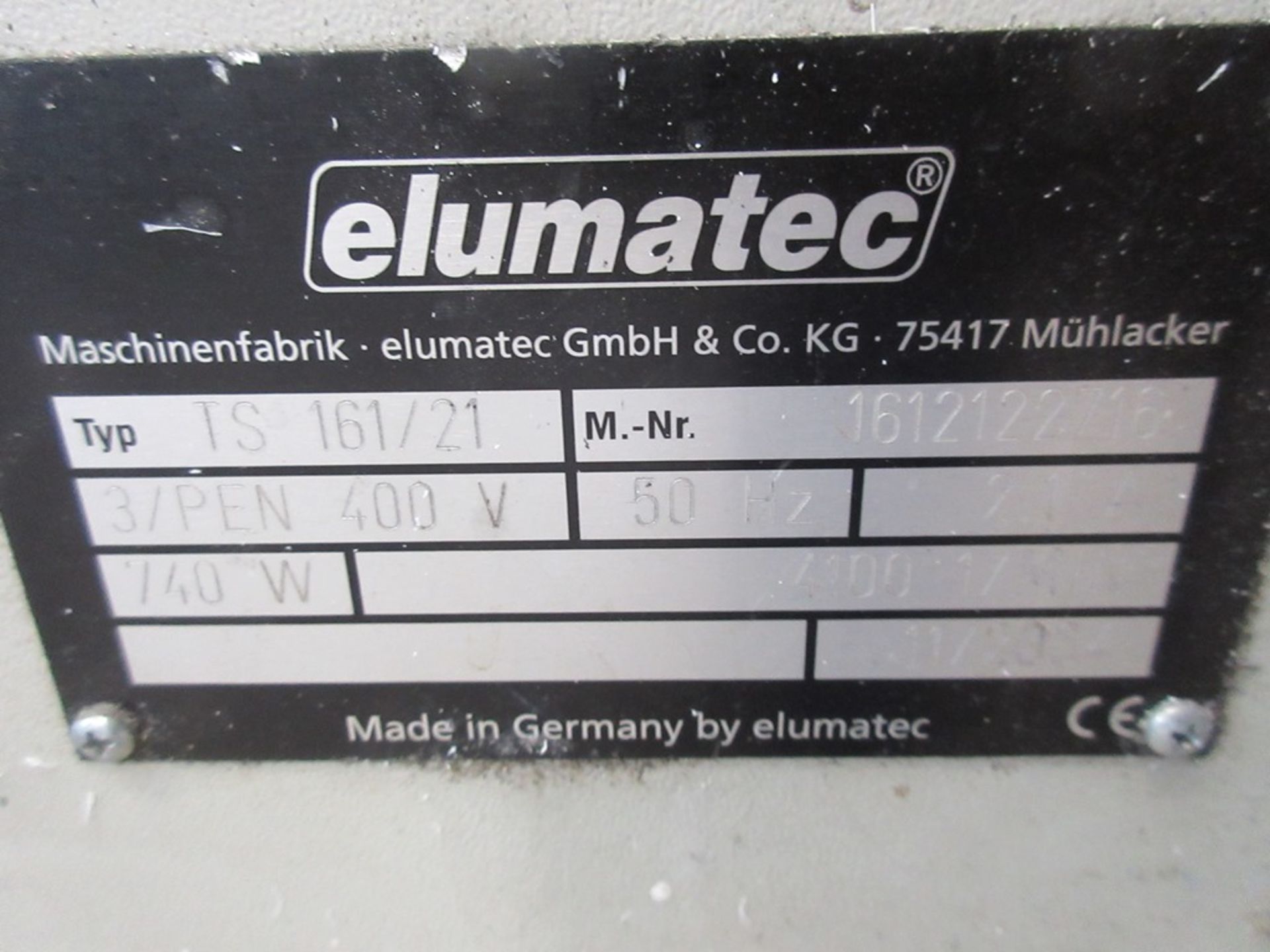 Elumatec TS 161 21 Table saw (2004) - Image 8 of 11