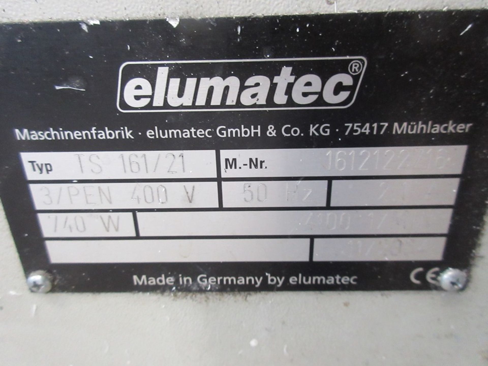 Elumatec TS 161 21 Table saw (2004) - Bild 8 aus 11