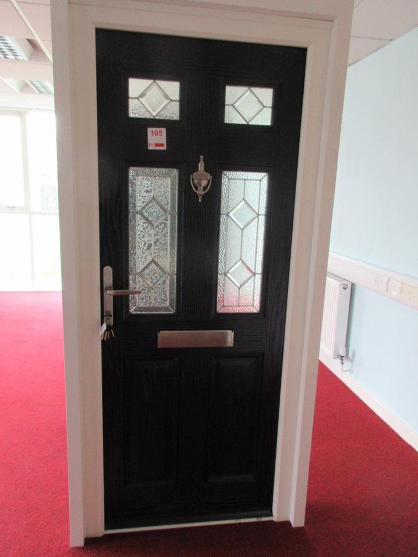 Composite showroom door